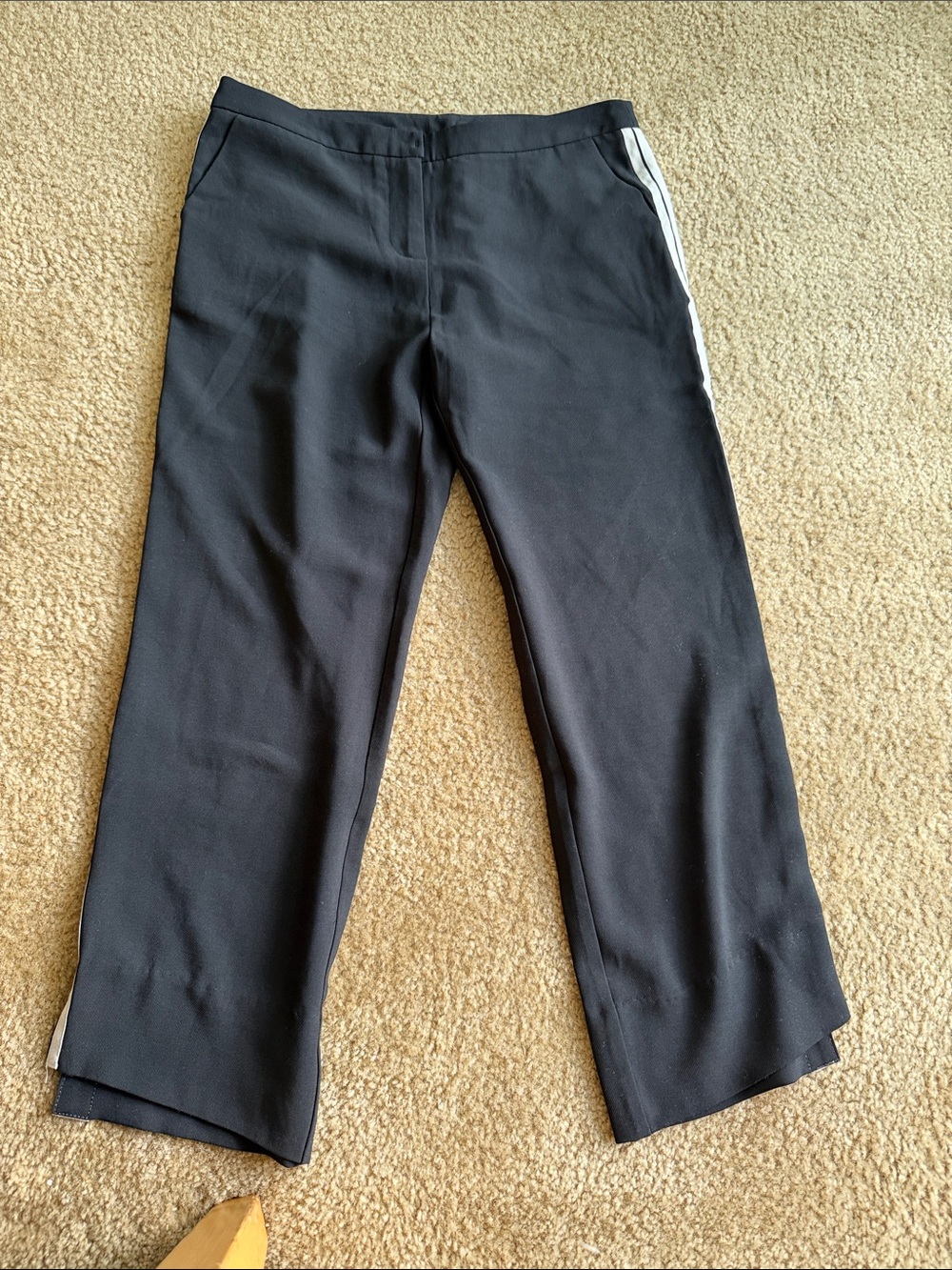 T Alexander Wang Black Tailored Formal Trousers